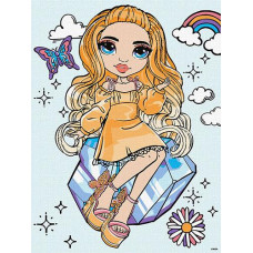 Картина по номерах 30*40см. "Rainbow High Poppy Rowan" KHO1245 Ideyka (1)