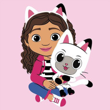 Картина по номерах 25*25см "Gabby Dollhouse. Best friends" 955550 SANTI (1)