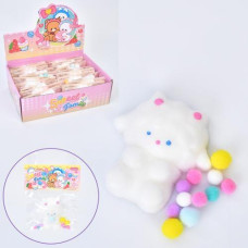 Іграшка антистрес в кор. 20шт. "Кіт" 7.5см. мішура 29*20*9см. MS 4433 (120)
