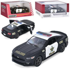 Машинка в кор. метал. "KINSMART FORD MUSTANG GT 2015" інерц. гум. колеса  16*7*8см. KT 5386 WP (24)