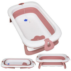 Ванна дитяча з термометром, силікон, складна 87*51*23см. рожева ME 1106 T-CONTROL Pink (1)