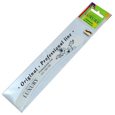 Пилочка для нігтів мінеральна "Luxury Beauty Line White" бумеранг BM-02DW (100/180)