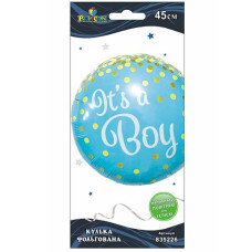 Кулька фольгована "Party it's a boy" 45см. Pelican 835226 (1/10)