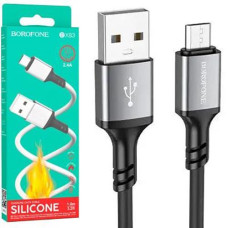 Кабель зарядний Borofone (USB-Micro) 1.0м. мікс. кол. BX83 (1)