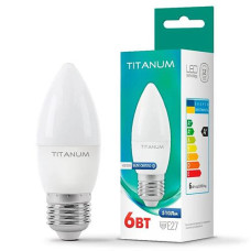 Лампочка LED 6 Вт E27 4100K 220В Titanum TLC3706274/06273 (1)