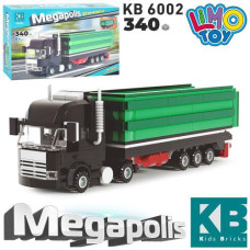 Конструктор в кор. "Машина з причепом" 340дет. 41*25*9см. KB 6002 (12)