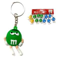 Брелок пластиковий "M&M" мікс. кол. S2109 (12)