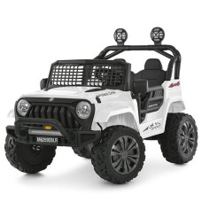 Електромобіль-Джип р/к. 2.4G. 2двиг.35W. акум24V/7AH. MP3. USB. білий M 6259EBLR-1(24V) (1)