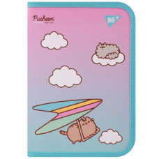 Папка для зошитів YES B5 на блискавці "Pusheen. Stormy" 27*19*3см 492204