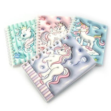 Блокнот 18*13см, об'ємний на спір. 80арк. "Unicorn" mix4 J.Otten 9889 (12)