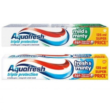 Зубна паста в кор. "Aquafresh" 125мл. в асорт. (6)