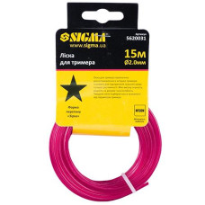 Ліска для тримера зірка D2.0мм. 15.0м. "SIGMA" 5620031 (30)
