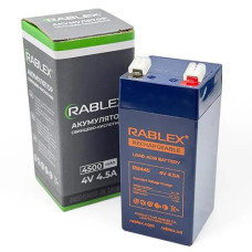 Акумулятор батарея "Rablex" 4V/4.5Ah RB445