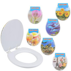 Кришка для унітазу м'яка 17" мікс. вид. R40136 (12)