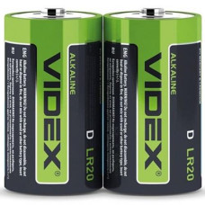 Бат. R20 сп. Videx лужна Alkaline 1.5V  (12/144)