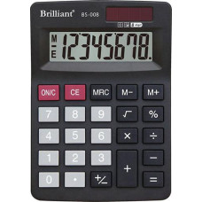 Калькулятор Brilliant 8-ми розрядний 13*9см. BS-008