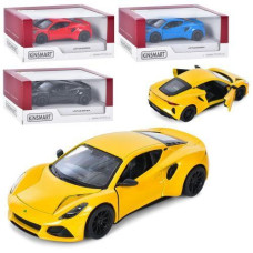Машинка в кор. метал. "KINSMART Lotus Emira 5" інерц. гум. колеса. 16*8*8см. KT5441W (24)