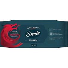 Серветка волога  48шт. "Smile Men" з екстрактом дерева дракона 61958 (1/12)