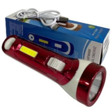 Ліхтарик в кор. акум. USB 13см. ZY-868 (240)