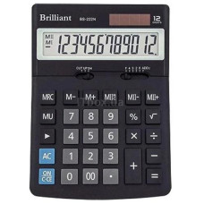 Калькулятор Brilliant 12-ти розрядний 12*17см. BS-222N