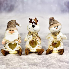 Мішок новорічний "Santa&Co" 12*22см R30923 (360)