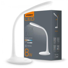 Лампа настільна світлодіодна VIDEX, 8W 3000-5500K 220V VL-TF03W без акумулятора(1)