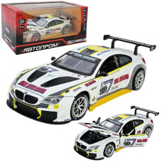 Машинка в кор. метал. на бат. інерц. "Автопром BMW M6 GT3" звук. світло 25*12*10см. 68278A(W) (6)