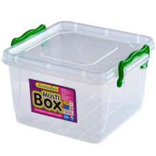 Контейнер для харчових продуктів "Multi Box №17" 2.4л. прозорий 10*18*12см. A-18 (1/25)
