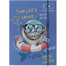 Папка для зошитів на резинці SHARK В5+ ZIBI KIDS Line 14961 ZB
