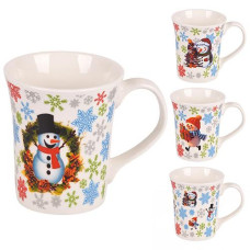 Чашка 360мл. новорічна "Snowman" R35758 (72)