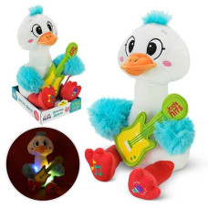 Музичний Гусак в кор. на бат. "KidsHits Disco Pals" повтор. музика. світло 15*20*30см. KH88/002 (18)