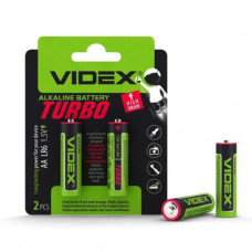 Бат. R6 бл. Videx лужна Alkaline Turbo 1.5V  (2/4/40/360)