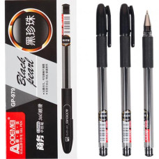 Ручка гелева "Black pearl" ЧОРНА 979 (12)