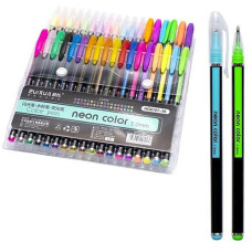 Набір ручок гелевих з неоном. 36кол. "Neon Color" HG6107-36/6307 (10/80)