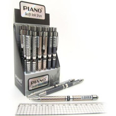 Ручка автомат. масляна "PIANO" СИНЯ PS-007 J.Otten (24)