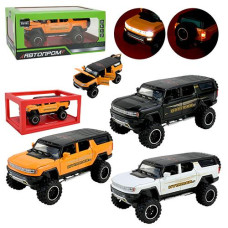 Машинка в кор. метал. на бат. інерц. "Автопром Hummer" звук. світло 28*16*13см. AP7737 (6)