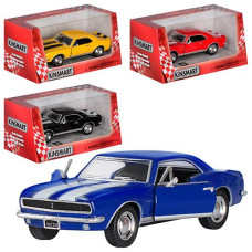 Машинка в кор. метал. "KINSMART Chevrolet Camaro 1967 Z/28" інерц. гум. колеса. KT5341 W (24)