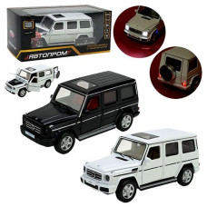 Машинка в кор. метал. на бат. інерц. "Автопром Mercedes-Benz G 350" звук. світло 18*9*9см 68436 (15)