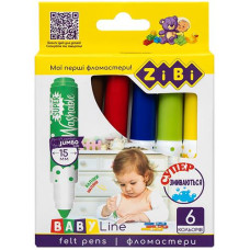 Флом. ZIBI SUPERWASHABLE, SUPER JUMBO 6 кол. BABY Line  ZB 2816 (48)