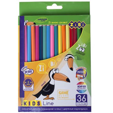 Олівці кол 36кол. ZIBI Kids Line ZB 2417 (1/12/120)