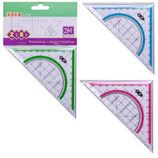 Трикутник 90/45 град. 14см 2в1 KIDS LINE ZIBI ZB 5623