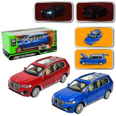 Машинка в кор. метал. на бат. інерц. "Автопром BMW X7" звук. світ, 18*9*9см 68470 (48)