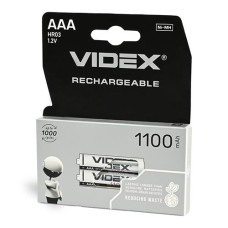 Акумулятор на бліст. 1100mAh "Videx" AAA/HR3 ціна за 1шт. VD0111 (2)