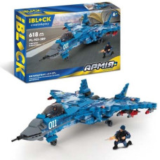 Констpуктор в кор. "IBLOCK Армія. Винищувач СУ-27" 618дет. 46*29*7см. PL-921-389 (12)