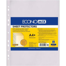 Файли ECONOMIX A-4+ 30мк за 100шт.помаранч Е31106-50 (20) &&
