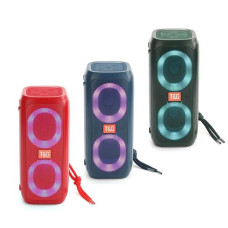 Колонка в кор. акум. USB. Bluetooth. та підсвіткою мікс. кол. TG333 (1)
