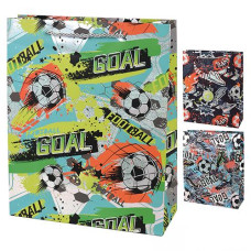 Пакет подарунковий паперовий "Goal" 18*23*8см. R33042-S (600)