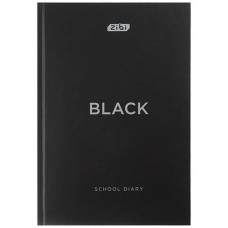 Щоденник ZIBI тверда обкл. матова ламін. BLACK  ZB.13760-01 (10)