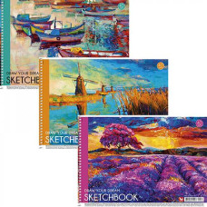 Альбом для мал. Школярик 40арк. 120гр. спіраль PB-SC-040-583 (9/54)