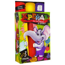 Крейда асфальтна "Jumbo" 3кол. MEL-01-01 Danko toys (36)